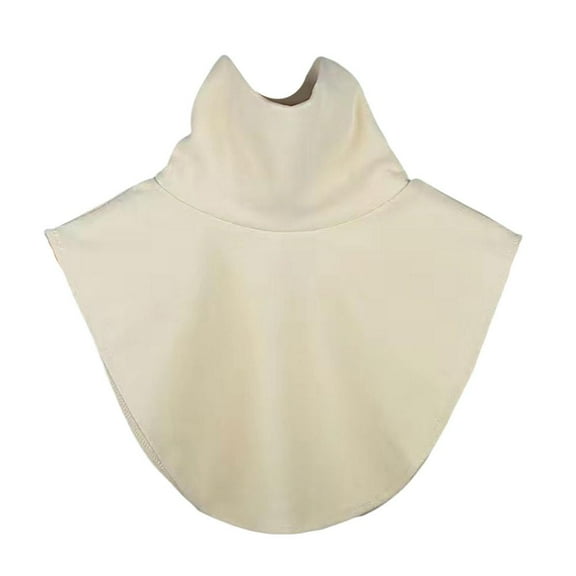 ZOUBAOQ New Warm Neckerchief For Women Men Winter Color De Velvet Fabric Scarf Warmer Detachable Pullover Sc Z7g1 Soft Collar