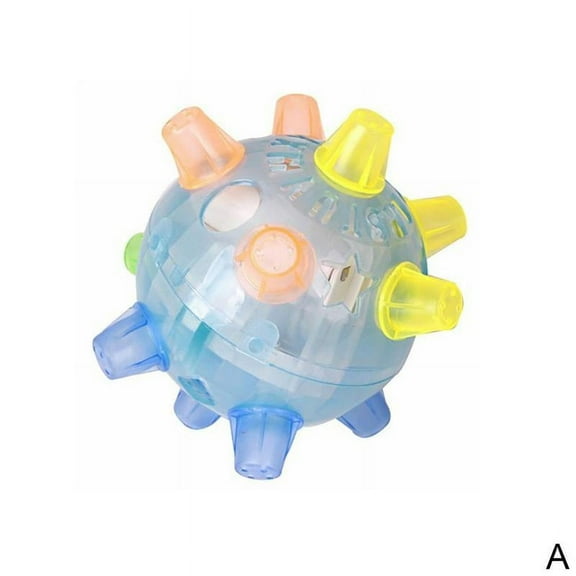 ZOUBAOQ Novelty Toys Flashing Luminous Music Dancing Ball Color Bouncing Colorful Electric Bouncing Ball