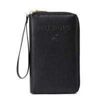 ZOUBAOQ Passport Holder,2025 New Travel Wallet,Multi-Functional Passport Wallet with Zipper,Passport Holder for Travel Holiday Wallet Cover Case for Travel Women&Men