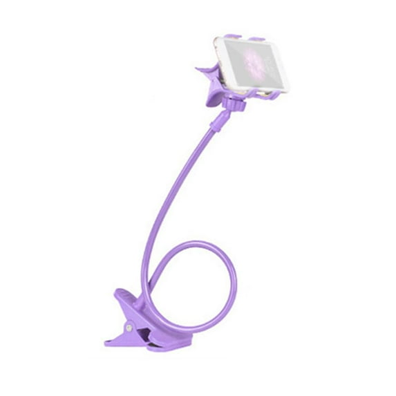ZOUBAOQ Universal Cell Phone Clip On Stand With Grip Flexible Long Arm Gooseneck Pro 15 for iphone Max Lazy Mount Clamp Bracket P1A4