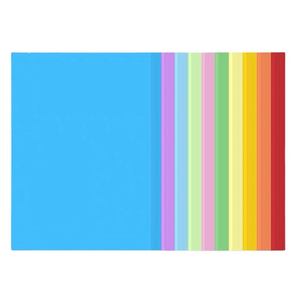 ZOURIH 1 Pack 100 Sheets Colored Cardstock 8.26 x 11, 10 Assorted Color Cardstock Paper, Colorful Card Stock for Scrapbooking, Paper Crafting, DIY Party Decors(1 Pack)