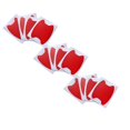thumbnail image 1 of ZOURIH 12 PCS Car Door Handle Sticker, Carbon Fiber Anti-Scratches Car Door Cup Protector, Non-Marking Auto Door Handle Protective Film for All Cars,Red, 1 of 8