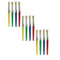 thumbnail image 1 of ZOURIH 12 Pcs Large Paint Bushes Round Preschool Paint Brushes for Washable Paint Acrylic Paint for DIY Craft, Round,Multicolor A, 1 of 2