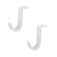 thumbnail image 1 of ZOURIH 2 Pack Heavy Duty Closet Rod Brackets for 1-inch Diameter Rods,Metal Hanging Shelf Rods Support with Screws,White Closet Rod Holders for Living Room Kitchen Garden and Bathroom,White, 1 of 6