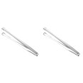 thumbnail image 1 of ZOURIH 2 Pcs Egg Chalaza Removal tool Remover for Eggs Multipurpose Egg Removal tool Kitchen Gadget for Perfectly Clean and Intact Eggs Kitchen tongs Chalaza Remover for Chefs and Bakers,Silver, 1 of 7