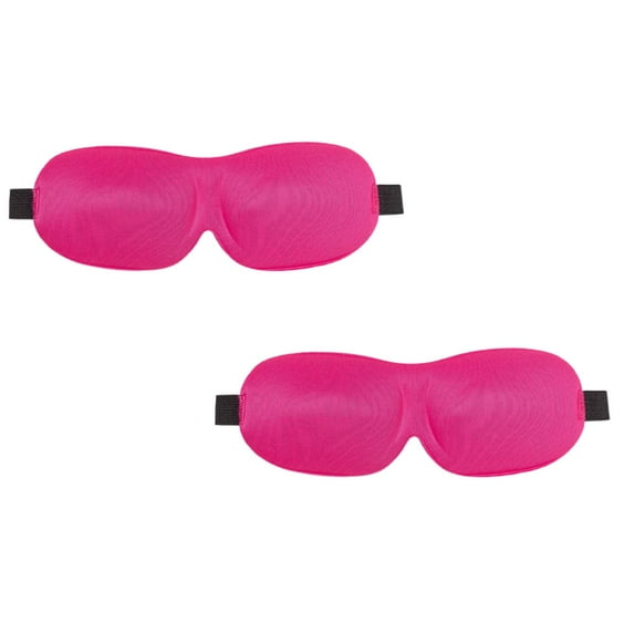 ZOURIH 2 Pcs Sleep Eye Mask for Side Sleeper, Lash Extensions 3D Contoured Cup Sleeping Mask for Men Women, Travel Blackout Night Blindfold Eye Shade Cover with Adjustable Strap,Pink