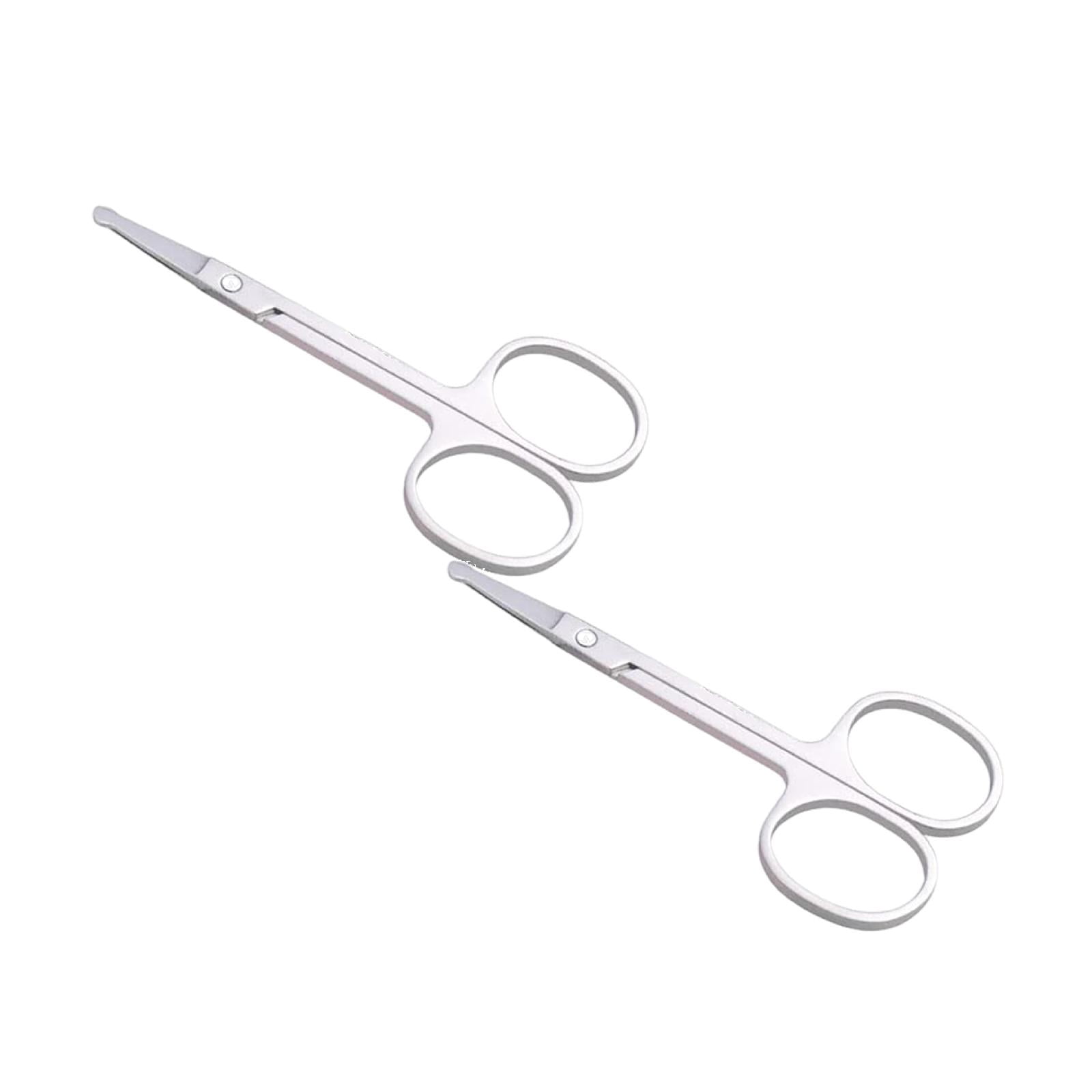 Small Rounded Scissors ZOURIH 2 Pcs Small Scissors,3.3in Beauty Scissors,for Personal Facial ...