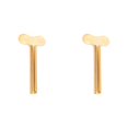 thumbnail image 1 of ZOURIH 2 Pcs toothpaste Tube Squeezer,Keys Metal Roller Hair Dye Dispenser tool,Metal Tube Key Squeezers tooth Paste Squeezer for Bathroom Cosmetic Paint Hand Cream,Style B-Gold, 1 of 4