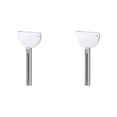 thumbnail image 1 of ZOURIH 2 Pcs toothpaste Tube Squeezer,Keys Metal Roller Hair Dye Dispenser tool,Metal Tube Key Squeezers tooth Paste Squeezer for Bathroom Cosmetic Paint Hand Cream,Style A-Silver, 1 of 4