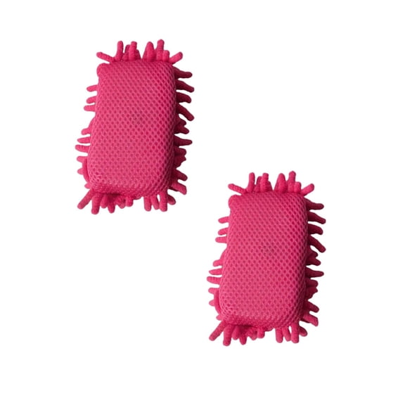 ZOURIH 2 Pieces Microfiber Shag Whiteboard Eraser Shag Washable Dry Eraser Board Eraser for Chalk, Classroom Teacher Supplies, Home and office,