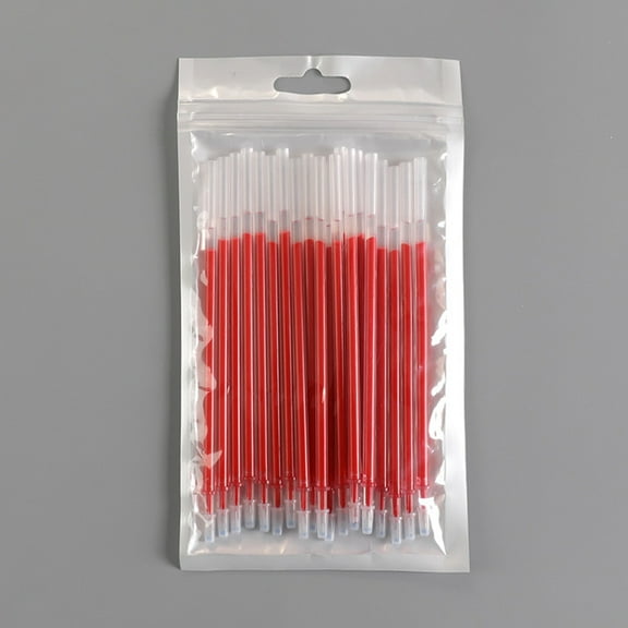 ZOURIH 20 Piece Ballpoint Refills 0.38 mm Medium Point Tip Retractable Ballpoint Pen Refills for Journal Writing office Supplies,Red