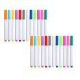 thumbnail image 1 of ZOURIH 24 Pcs Liquid Chalk Markers - 12 Vibrant Colors - Chalkboard Markers for Blackboard Glass Window Car Dry Erase Board Acrylic Calendar Board Whiteboard- Wet Erase,Multicolor, 1 of 8
