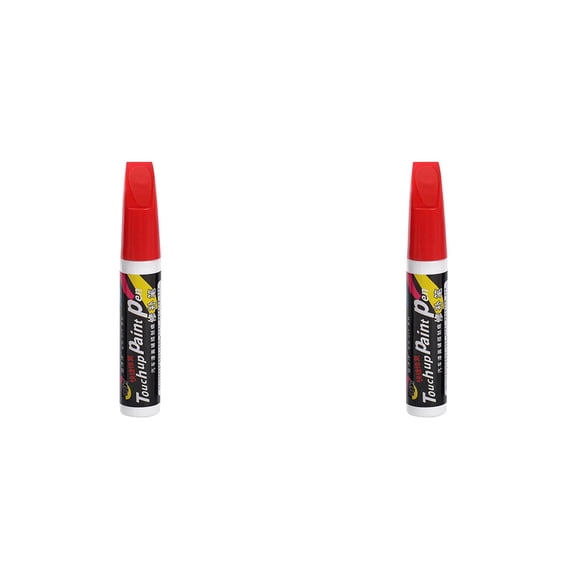 ZOURIH 2PCS Car Scratch Remover touch Up Paint Pen - Portable DIY Repair Pen for Auto,Motorcycle & Boat Scratches,Red