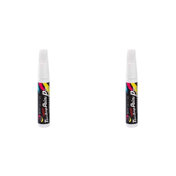 ZOURIH 2PCS Car Scratch Remover touch Up Paint Pen - Portable DIY Repair Pen for Auto,Motorcycle & Boat Scratches,White