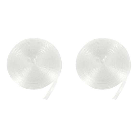 ZOURIH 2PCS Clear Edge Protector Strip,0.8in x 19.7FT,Sharp Edge Wrap Cover Tape,Self Adhesive Corner Protective Bumper Guards for Cabinet Door Desk Glass Table Furniture,Kitchen Countertop,Clear