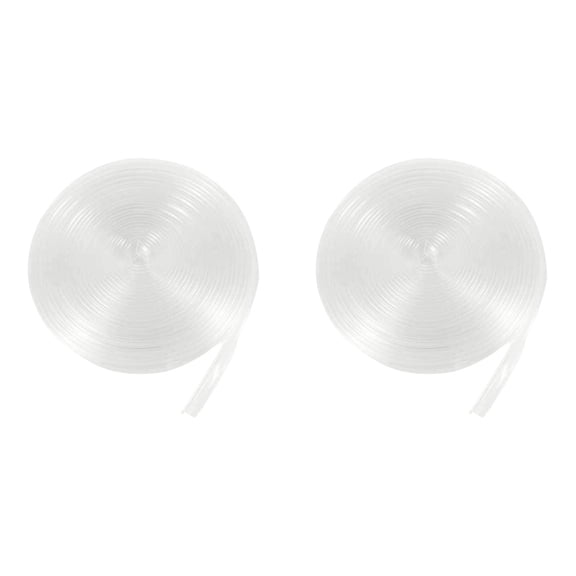ZOURIH 2PCS Clear Edge Protector Strip,0.8in x 3.3FT,Sharp Edge Wrap Cover Tape,Self Adhesive Corner Protective Bumper Guards for Cabinet Door Desk Glass Table Furniture,Kitchen Countertop,Clear 