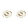 thumbnail image 1 of ZOURIH 2PCS Round Chip and Dip Serving Divided Serving Platter Appetizers and Cheeses Serving Tray White Compartment Dishes for Party,Christmas,Dessert,Fruit,Candy,9-inch(Beige), 1 of 4