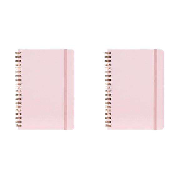 ZOURIH 2Pcs Small Spiral Notebook 5x7", Notebooks for Note Taking, Morandi Spiral Journal Notebook, Work Notebook Small Notebooks 5x7" with Strap, Cute Notebooks for Women 60 Sheets/Note Books