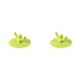 thumbnail image 1 of ZOURIH 2pcs Silicone Bathtub Drain Stopper Plug Cover, Baby Bathtub Stopper, Basin Plug, Floor Drains and Kitchen Sinks,Yellow, 1 of 7