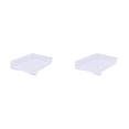 thumbnail image 1 of ZOURIH 3 PCS Stackable Office Paper Tray,10"x12.8"x2", Plastic Stackable Letter Tray, Clear, 1 of 7