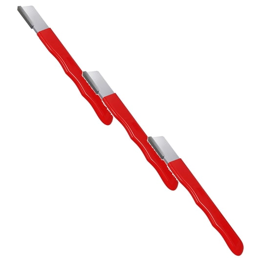 ZOURIH 3 Pack Pruning Shears Blade Sharpener Mini Portable Quick Edge Sharpening Carbide Knife Sharpeners for Garden tool Trimming Knives Cutter Scissor Clipper Pruners Kitchen Garage Outdoor,Red