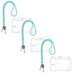 thumbnail image 1 of ZOURIH 3 Pcs Fashion 31.5" Sparkle Crystal Neck Lanyard,Exclusive Bling ID Badge Holder,Rhinestone Work Name Card Holder,Blue, 1 of 8