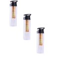 thumbnail image 1 of ZOURIH 3 Pcs Fruit Infuser Water Bottle - 27oz - Leakproof with Full-Length Infusion Rod - Men Women's Ideal Fitness Gift or for Gym,Camping,Black, 1 of 8