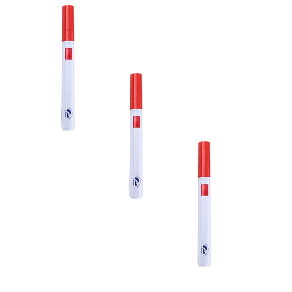 ZOURIH 3 Pcs Paint Markers,Colorful Oil-Based Waterproof Quick Dry Permanent Pen for Rocks Painting,Wood,Fabric,Plastic,Canvas,Glass,Mugs,Metal,Tire,Stone,DIY Craft,Red