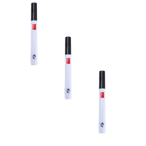 ZOURIH 3 Pcs Paint Markers,Colorful Oil-Based Waterproof Quick Dry Permanent Pen for Rocks Painting,Wood,Fabric,Plastic,Canvas,Glass,Mugs,Metal,Tire,Stone,DIY Craft,Black