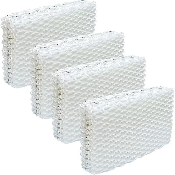 ZOURIH 4-Pack Humidifier Filter Replacement for Equate, Humidifier Filter Replacement for ReliOn RCM-832 ProCare PCWF813 PCCM-832N,White