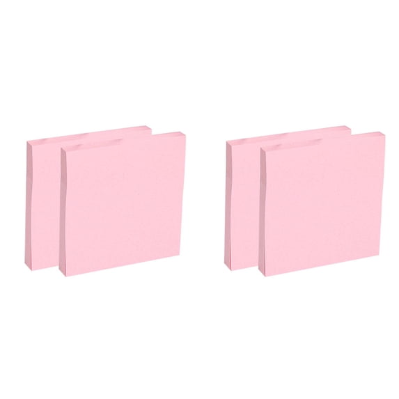 ZOURIH 4 Pack Sticky Notes 3 x 3 Inches, Self-Stick Pads, Easy to Post for Home, Office, Notebook