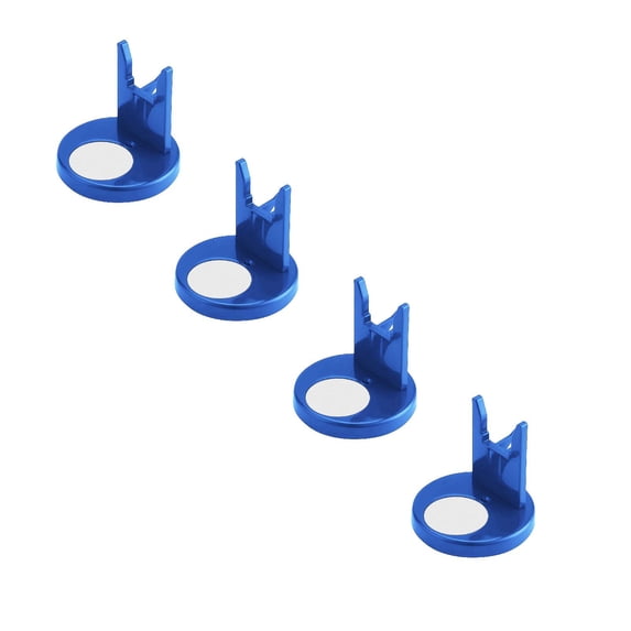ZOURIH 4 Pcs Glue Gun Stand Glue Guns Holder Hot Glue Pen Bracket Hot Glue Heater Base Hot Melt Glue Rack Easy to Use for Craftsmen,Blue