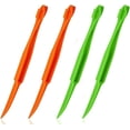 thumbnail image 1 of ZOURIH 4 Pcs Orange Peeler tools Citrus Peel Cutter Easy Fruit Vegetable Slicer Lemon Opener Remover Fruit tool Kitchen Utensils Gadgets,Z-Green+Orange, 1 of 8