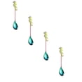thumbnail image 1 of ZOURIH 4 Pcs Parrot Long Handle Spoons,Coffee Stirrers,Premium Stainless Steel Coffee & Ice Cream Spoons,Green, 1 of 8