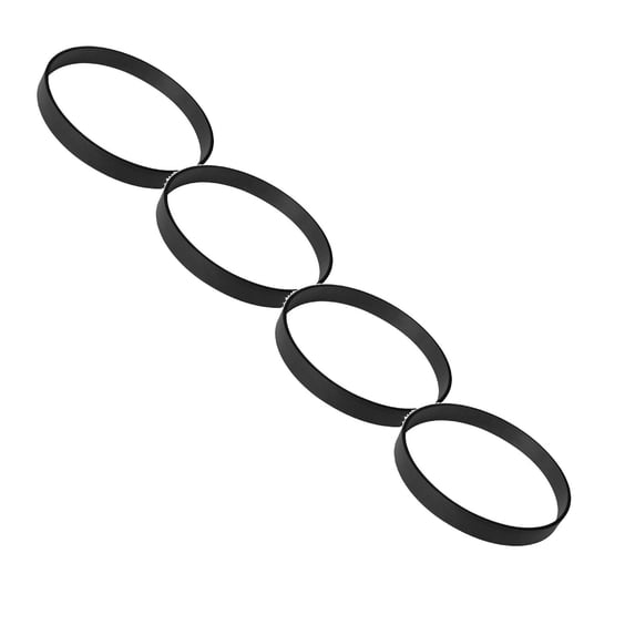 ZOURIH 4 Pcs Vacuum Belt for Bissell Style 7/9/10 P/n3031120 Powerforce Helix Powerlifter CleanView Swivel Rewind Pet Vacuum Cleaner,Replace Part #2031093#3031123#32074,Black