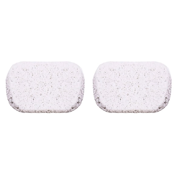 ZOURIH 4PCS Non-Slip Soap Saver Pads - Self-Draining Soap Bar Holder for Shower, Bathroom and Travel,White