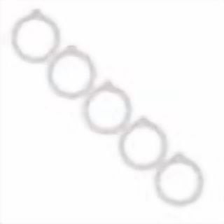ZOURIH 5 PCS Jar Replacement Gasket, 3.7" Diameter Jar Compatible, Food Grade Rubber, Leakproof Sealing Rings for Standard Sized Mouth Canning and Storage Containers