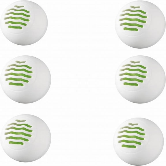 ZOURIH 6 PCS Shoe Deodorizer Balls for Odor Eliminators for Shoes, Gym Bag, Closet, Locker, Hamper, and Drawer Odor Deodorizers,Green