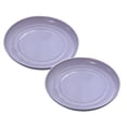thumbnail image 1 of ZOURIH 6 inch Wheat Straw Plates, 2 Pack Small Plates, Lightweight Unbreakable Plastic Dinner Plates for Adult Dinner Camping Salad Dessert,Purple, 1 of 8