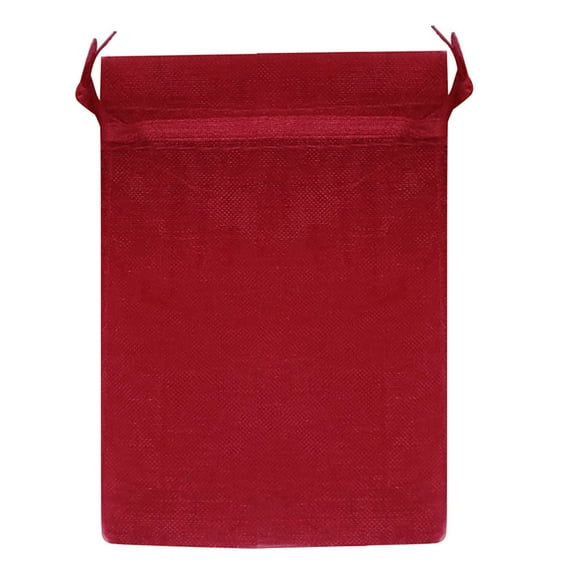 ZOURIH 60 Pcs organza Bags 2.5x4 inch, Small Gift Bags Goodie Bag for Jewelry Candy, Small Mesh Bags Drawstring for Wedding Party Favor Christmas,Red