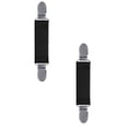 thumbnail image 1 of ZOURIH Adjustable Mitten Clips,2 Pcs Elastic Winter Glove Clips Dress Hat Coats Cinch Sweater Cardigan Shawl Clips for Cold Weather and Adults,Black, 1 of 4