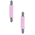 thumbnail image 1 of ZOURIH Adjustable Mitten Clips,2 Pcs Elastic Winter Glove Clips Dress Hat Coats Cinch Sweater Cardigan Shawl Clips for Cold Weather and Adults,Pink, 1 of 4