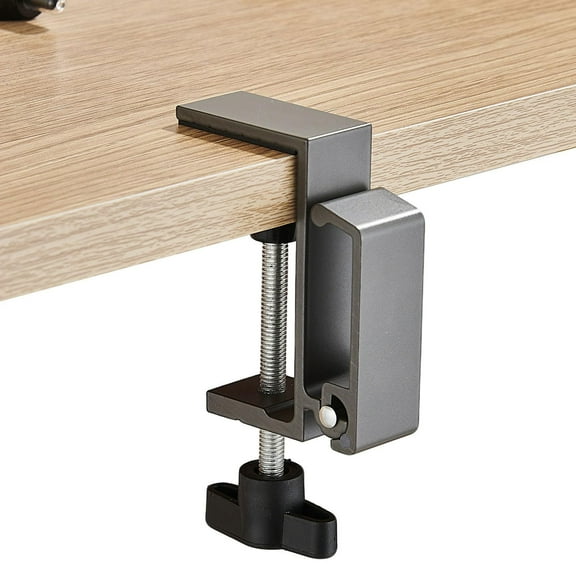 ZOURIH All Aluminum Foldable Headphone Holder for Desk, Headset Stand for Desk,Backpack Holder Hook for Desk,Table Bag Hook,Under Desk Clamp Hook for Gaming PC Accessories,Silver