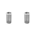 thumbnail image 1 of ZOURIH Bathroom Sink Drain Strainer Stainless Steel,Floor Drain Filter Mesh Basket Filter Hair Trap Anti-Clog Slag Strainer - Large Wide Rim 2.17" Diameter,Silver, 1 of 9