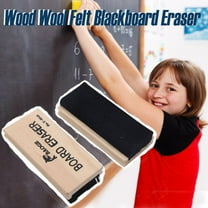 ZOURIH Chalkboard Eraser 1 Pack Wooden Dustless Blackboard Eraser Cleaner