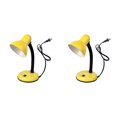 thumbnail image 1 of ZOURIH Desk Lamp with LED Bulb, (Yellow) Flexible Gooseneck with Table lamp 6000K Metal Desk Lamp with Flexible Hose Neck for Office Living Room Bedroom Bedside Table, College Dorm, 1 of 7