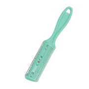 ZOURIH Hair Thinning Razor Comb - 1 Pcs Split End Trimmer - Effortless Thinning Comb - 7 x 1.2 in,Green