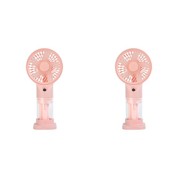 ZOURIH Handheld Misting Fan Portable, Small Personal Hand Held Rechargeable Mist Fan Water Spray,Operated Hand Mister Fans 3-Speed, 4-15 Hrs Runtime for Travel Home Office Available variety colors