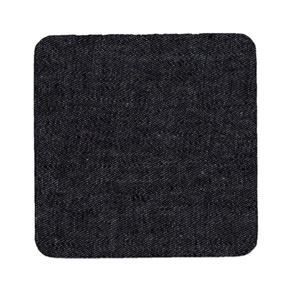 ZOURIH Iron on Patches for Clothes, 10 Pieces Denim Patches for Inside Jeans 3.9" by 3.9", 100% Cotton Fabric Patches for Clothes, Pants, Jeans Repair Kit,Z-Black