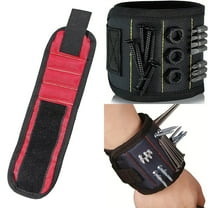 ZOURIH Magnetic Wristband Gifts for Men - Premium Tool Belt for Holding Screws Nails with Powerful Magnets, Cool Gadgets Stocking Stuffers for Men, Holiday for Dad, Husband, Grandpa, Him,Red